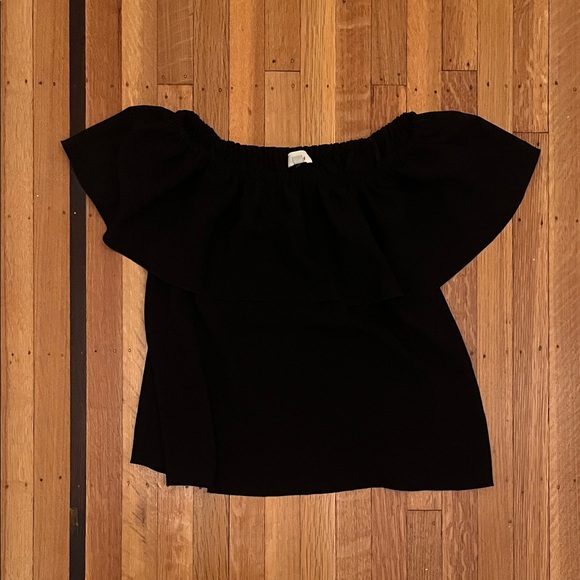 Wilfred Black Off-Shoulder Blouse (Promener Blouse) - Picture 2 of 4